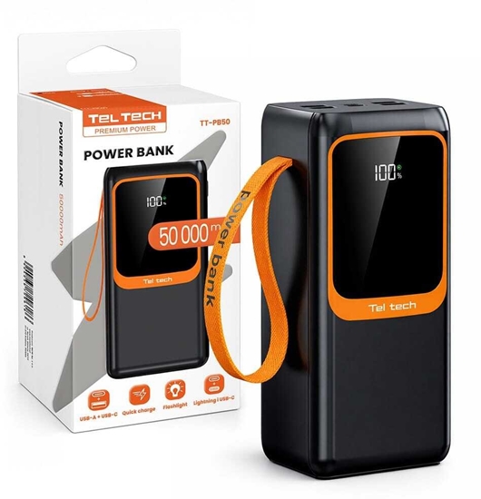 Изображение Powerbank Teltech TT-PB50 50000mAh Czarny