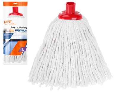 Attēls no PREMIUM cotton mop refill L, 16 x 8 x 37, 00608, Simple Solution