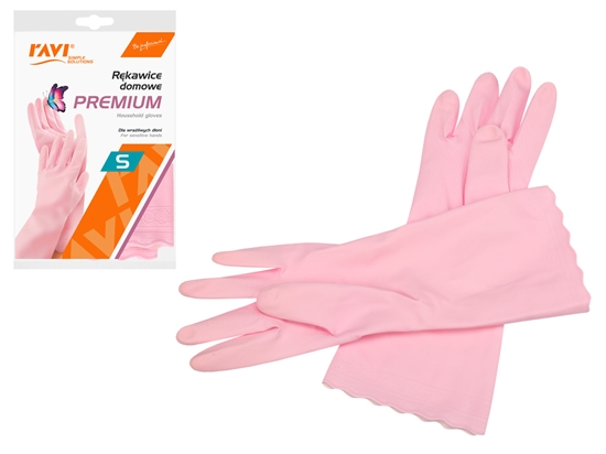 Picture of PREMIUM household gloves S, 1 pair, 13 x 1 x 27, 00941, Simple Solution