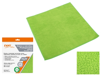 Attēls no Professional microfiber cloth, green, 20 x 1 x 23, 10476, Simple Solution