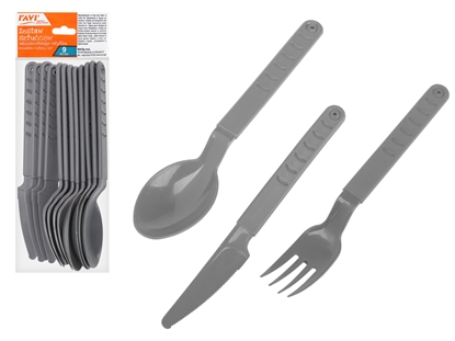 Attēls no Reusable cutlery set, 9 pcs., 3 x 10 x 26, 50267, Simple Solution