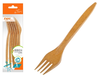 Attēls no Reusable forks, 6 pcs, 6 x 0.5 x 20, 81329, Simple Solution