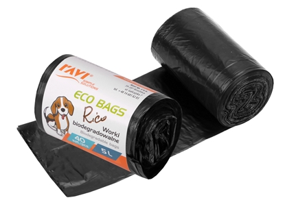 Attēls no RICO biodegradable bags, 5L, 40 pcs., 7.5 x 4.5 x 4.5, 00768, Simple Solution