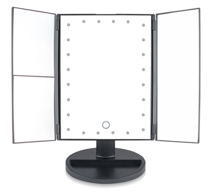 Attēls no Rio MMFD-EU/1,6 24 LED Touch Dimmable Makeup Mirror, Black
