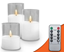 Picture of RoGer Moon in The Room Wax LED candle set of 3pcs