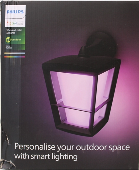 Picture of SALE OUT. | Philips Hue WCA Econic Outdoor Wall Lantern | 15 W | 2000-6500 Hue White Colour Ambiance | DAMAGED PACKAGING | 24 month(s)