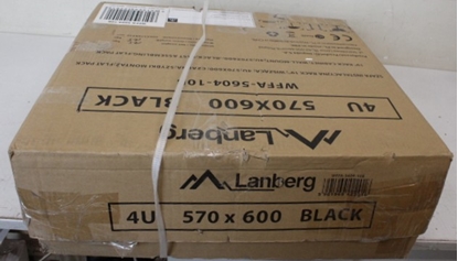Picture of SALE OUT. Lanberg Rack cabinet 19" wall-mounted 4U 600 fast assembly (flat pack), black | SALE OUT. Lanberg Rack cabinet 19" wall-mounted 4U 600 fast assembly (flat pack) | WFFA-5604-10B | Black | DAMAGED PACKAGING, UNPACKED