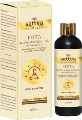 Picture of Sattva OLEJ DO MASAU AGODZCY Z OLEJKIEM SANDAOWCA 200 ml - SATTVA (AYURVEDA)
