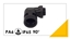 Picture of Schneider Electric Dawik do peszla 90 ANA-QUICK M50x1,5-NW50 - BLACK 968.350.2 /1szt./