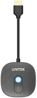 Picture of System przekazu sygnau AV Unitek Unitek Dodatkowy odbiornik bezprzewodowy HDMI do nadajnika V1711A, czarny