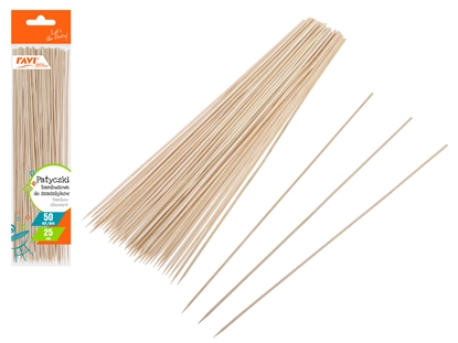 Attēls no Skewers, 25 cm, 50 pcs, 7 x 0.7 x 30, 01567, Simple Solution