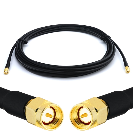 Picture of SMA Male to SMA Male 10m RG58/U Coaxial Cable