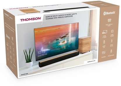 Изображение Soundbar Thomson Thomson COSY Soundbar z bezprzewodowym subwooferem czarny