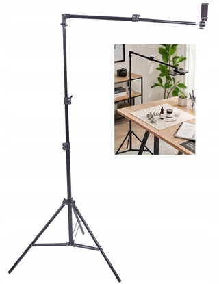 Attēls no Statyw Massa Foto Video 70-177cm Wysoki + Wysignik Rami 43-74cm + Uchwyt Telefon / Acc8636