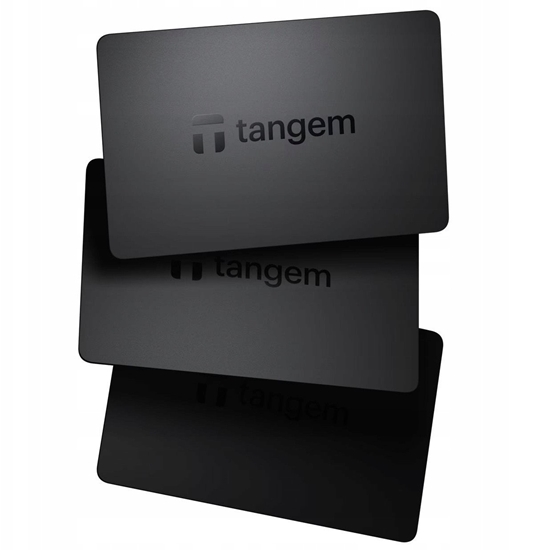 Picture of Tangem TG128X3-B - Portfel kryptowalutowy, CC EAL6+, Czarny