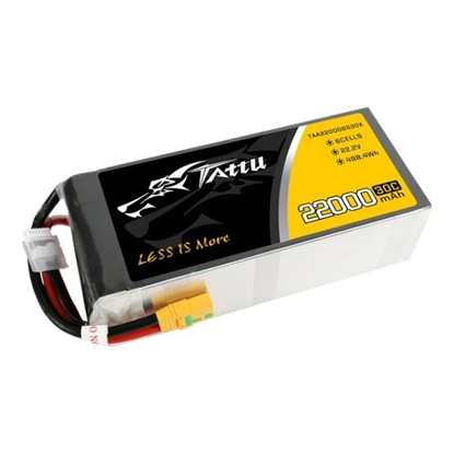 Изображение Tattu 22000mAh 22.2V 30C 6S1P Lipo Battery Pack wi