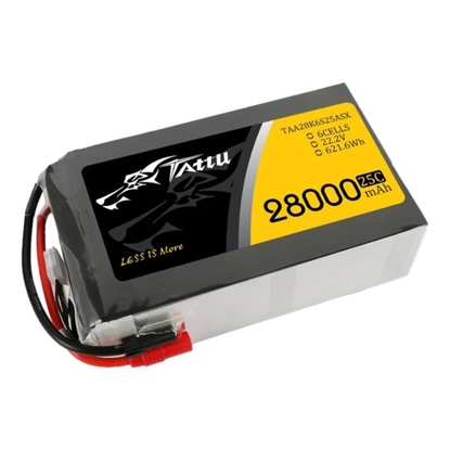 Picture of Tattu 28000mAh 22.2V 25C 6S1P Lipo Battery Pack wi