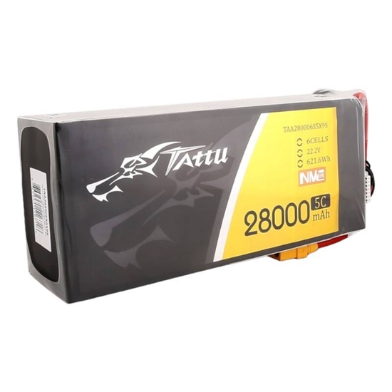 Picture of Tattu NMC 28000mAh 22.2V 5C 6S1P Lipo Battery Pack