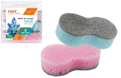 Attēls no TEIDE Dish sponges, 3 pcs, 11 x 6 x 9, 00566, Simple Solution