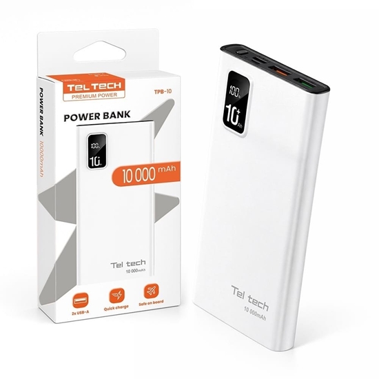 Изображение Teltech Power bank 5A 22.5W biay 10000 mAh Teltech