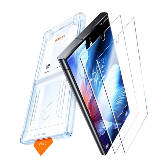 Picture of Tempered glass for Samsung S24 Torras Install Mast