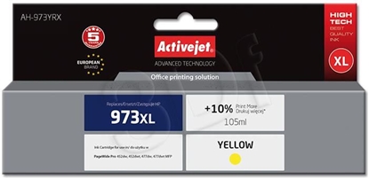 Attēls no Tusz Activejet Tusz AH-973YRX / HP 973XL F6T83AE (Yellow)