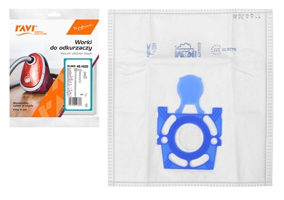 Attēls no ZELMER nonwoven Vacuum cleaner bags 49.4020, 4pcs, 20 x 2 x 30, 10385, Simple Solution