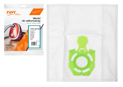 Attēls no ZELMER nonwoven Vacuum cleaner bags 49.4120, 4pcs, 20 x 2 x 30, 10386, Simple Solution