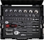 Attēls no Zestaw narzdzi Wiha Wiha socket wrench and bit set 1/4 and 1/2, 60 pieces (with 2 ratchets and plug-in handle, in L-BOXX)