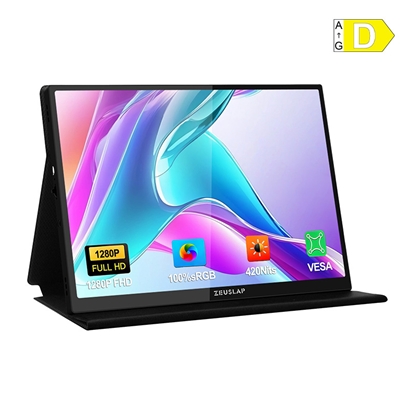 Attēls no ZEUSLAP Z10T Portable Monitor with a 10" Touchscreen