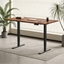 Picture of Adjustable Height Table Up Up Bjorn II Black, Table top L Dark Walnut