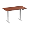 Picture of Adjustable Height Table Up Up Bjorn II Gray, Table top L Dark Walnut