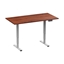 Picture of Adjustable Height Table Up Up Bjorn II Gray, Table top L Dark Walnut
