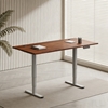 Picture of Adjustable Height Table Up Up Bjorn II Gray, Table top L Dark Walnut