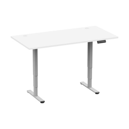 Picture of Adjustable Height Table Up Up Bjorn II Gray, Table top L White