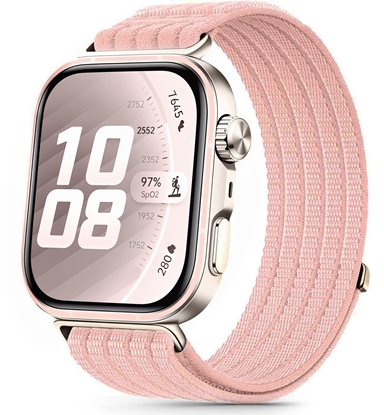 Attēls no 4kom.pl TECH-PROTECT NYLON HUAWEI WATCH FIT 3 / 4 / 4 PRO / 5 / 5 PRO LIGHT PINK
