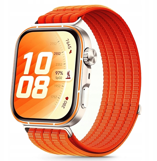Picture of 4kom.pl TECH-PROTECT NYLON HUAWEI WATCH FIT 3 / 4 / 4 PRO / 5 / 5 PRO ORANGE