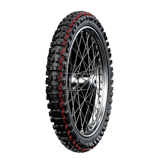 Picture of 80/100-21 MITAS TERRA FORCE-MX SM 51M TT red & yellow soft-medium