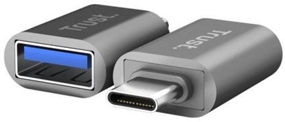 Attēls no Adapter USB Trust Przejciówka Calyx USB-C na USB-A 2-pak (26221)