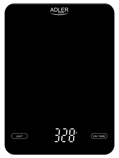Picture of Adler | Kitchen Scale | AD 3177b | Maximum weight (capacity) 10 kg | Black