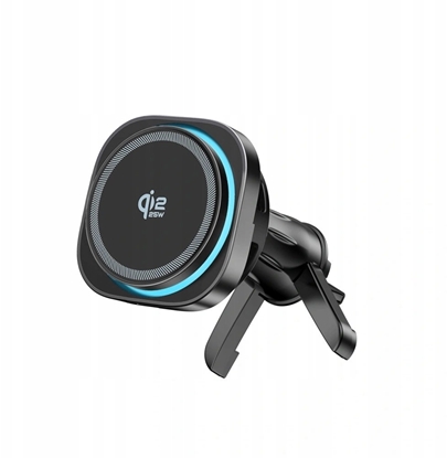 Attēls no adowarka 4kom.pl TECH-PROTECT V20 ARCTICBOOST MAGNETIC MAGSAFE DASHBOARD & VENT CAR MOUNT WIRELESS CHARGER 25W QI2.2 BLACK