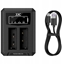 Изображение adowarka do aparatu JJC Podwójna adowarka Usb Na 2x Akumulator Bateria Olympus Bls-1 Bls-5 Bls-50 / Dch-bls5tc