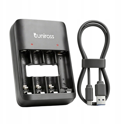 Attēls no adowarka GP Uniross adowarka AA, AAA, USB-C