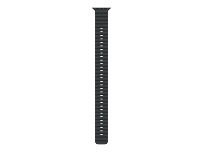 Attēls no Apple | 49mm Black Ocean Band Extension - Natural Titanium Finish