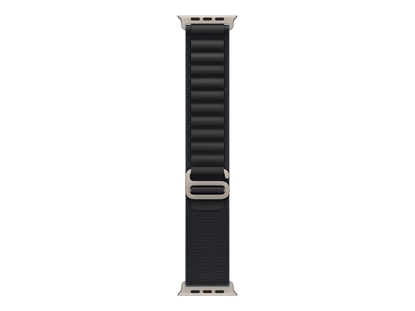 Attēls no Apple 49mm Black Alpine Loop - Large - Natural Titanium Finish | Apple