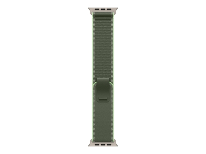 Attēls no Apple 49mm Green/Neon Trail Loop - S/M - Natural Titanium Finish | Apple