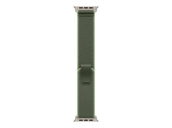 Picture of Apple 49mm Green/Neon Trail Loop - S/M - Natural Titanium Finish | Apple