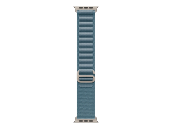 Picture of Apple 49mm Light Blue Alpine Loop - Small - Natural Titanium Finish | Apple