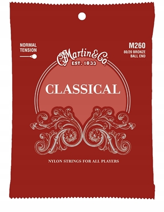 Attēls no Aptel Martin Guitar 41Y18M260 struna instrumentu muzycznego Klasyczny 6 szt. Nylon Gitara