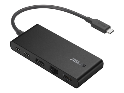 Picture of Asus Dual 4K USB-C Dock DC201 | Ethernet LAN (RJ-45) ports 1 | USB 3.0 (3.1 Gen 1) Type-C ports quantity 3 | HDMI ports quantity 1